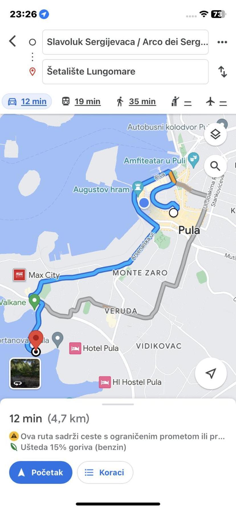 Augusta Apartment Pula Ngoại thất bức ảnh